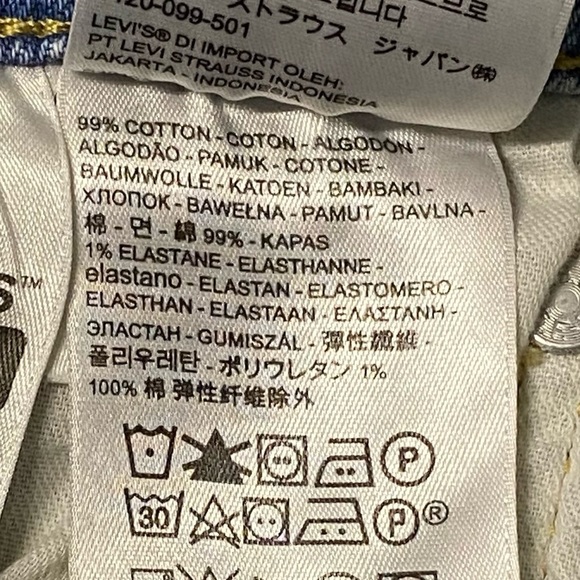 Levi’s 510 Skinny Jeans Light Wash 30x32 - Picture 5 of 6